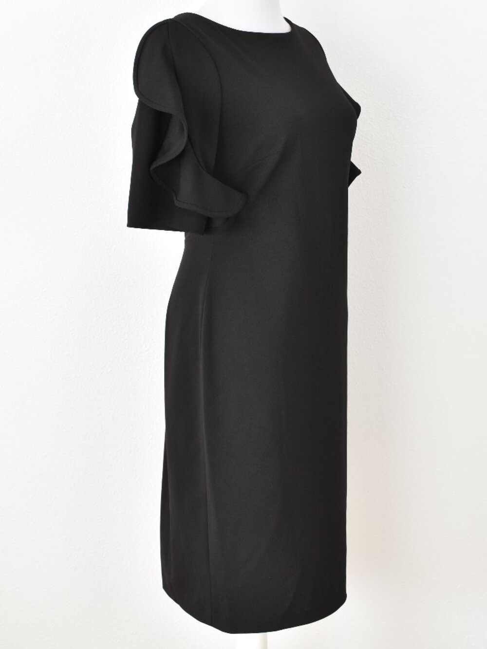 Calvin Klein Ruffle Sleeve Sheath Dress - 10 - Picture 4 of 8